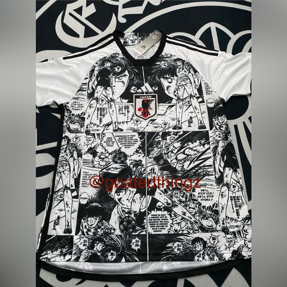 Adidas Manga Anime Japan Captain Tsubasa Special Edition Soccer Jersey Kit